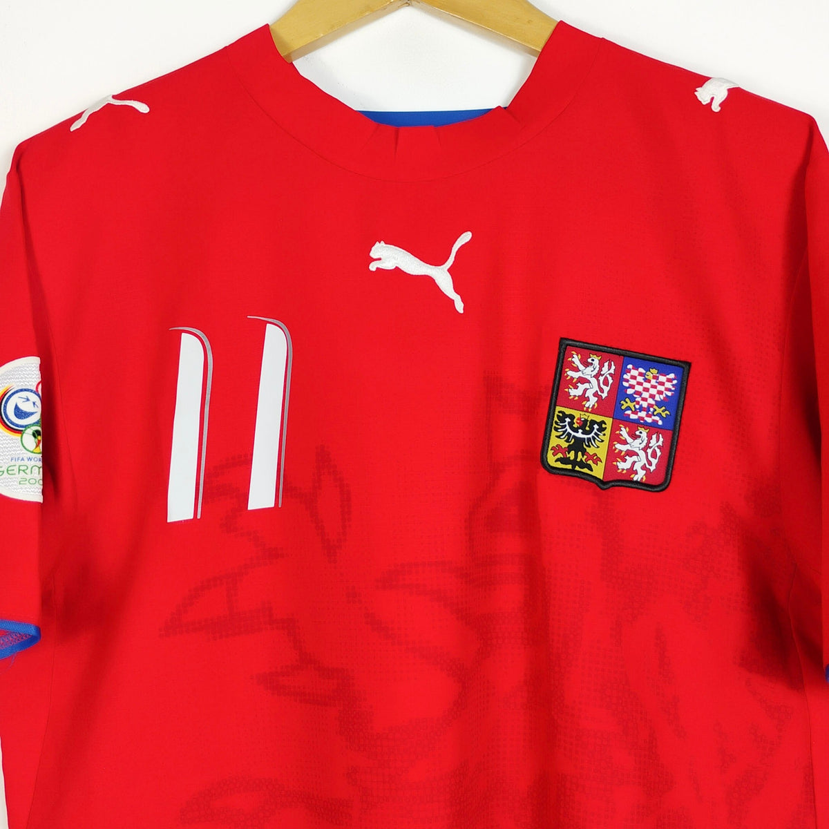 Original Czech Republic 2006/08 Home - Pavel Nedved #11 Size fit L