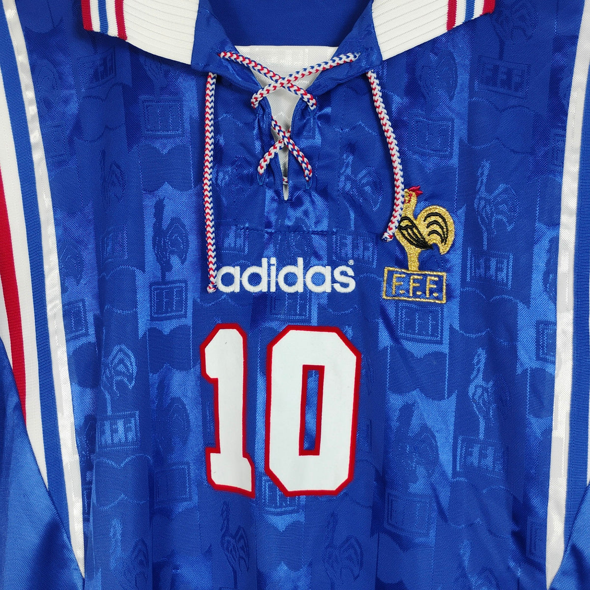 Original France 1996 Home - Zidane #10 Size L