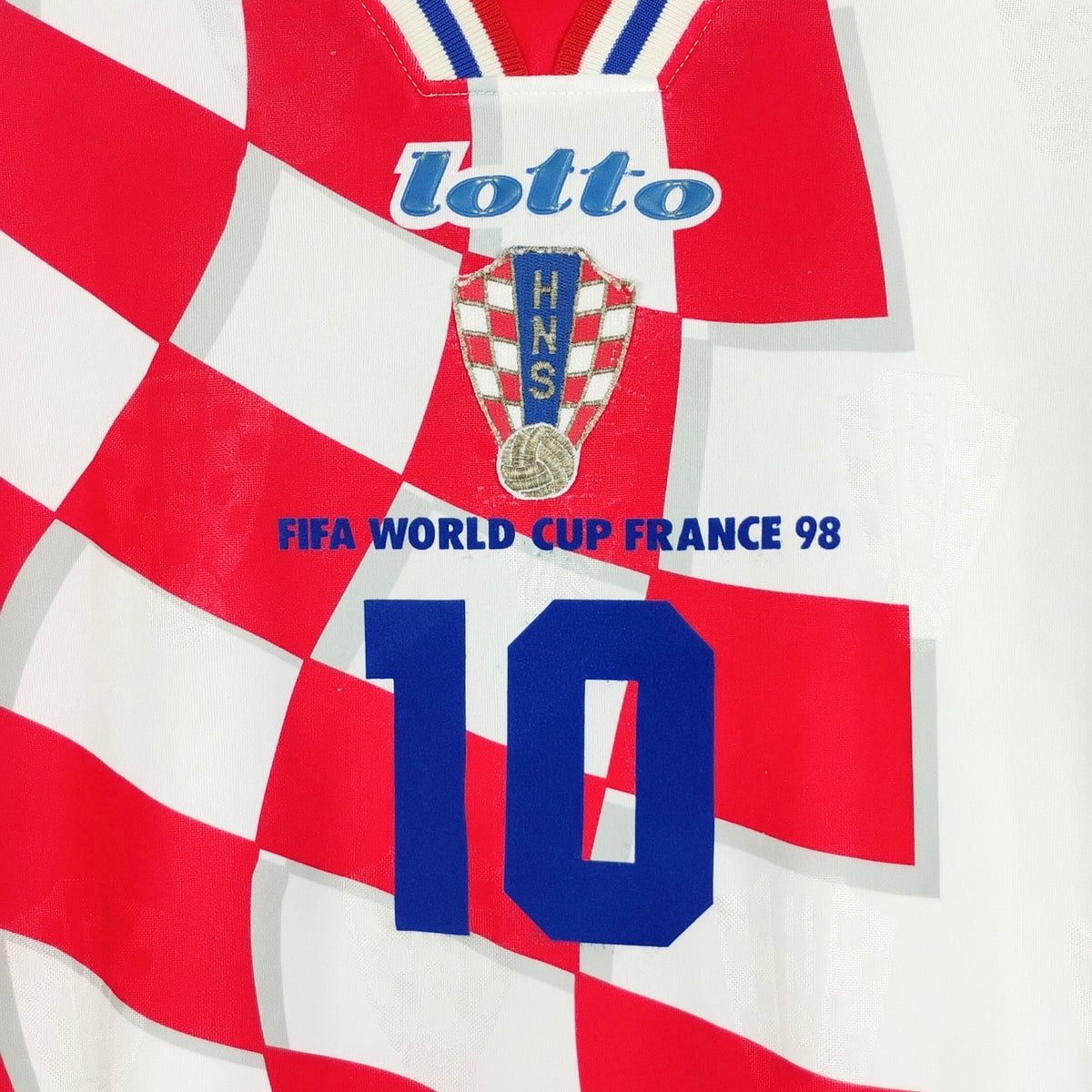 Original Croatia 1998 Home - Boban #10 Size fit L (With short)