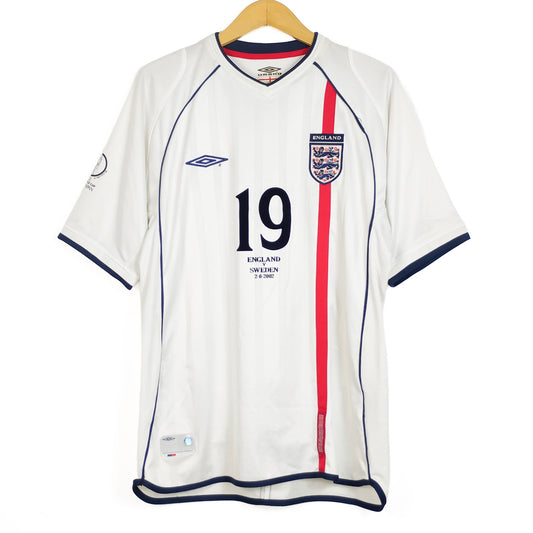Original England 2001/02 Home - Joe Cole #19 Size L