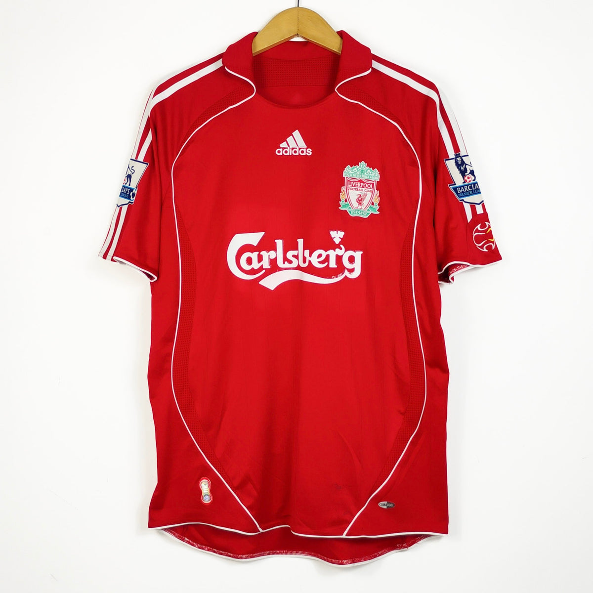 Original Liverpool 2006/08 Home - Kewell #7 Size fit M