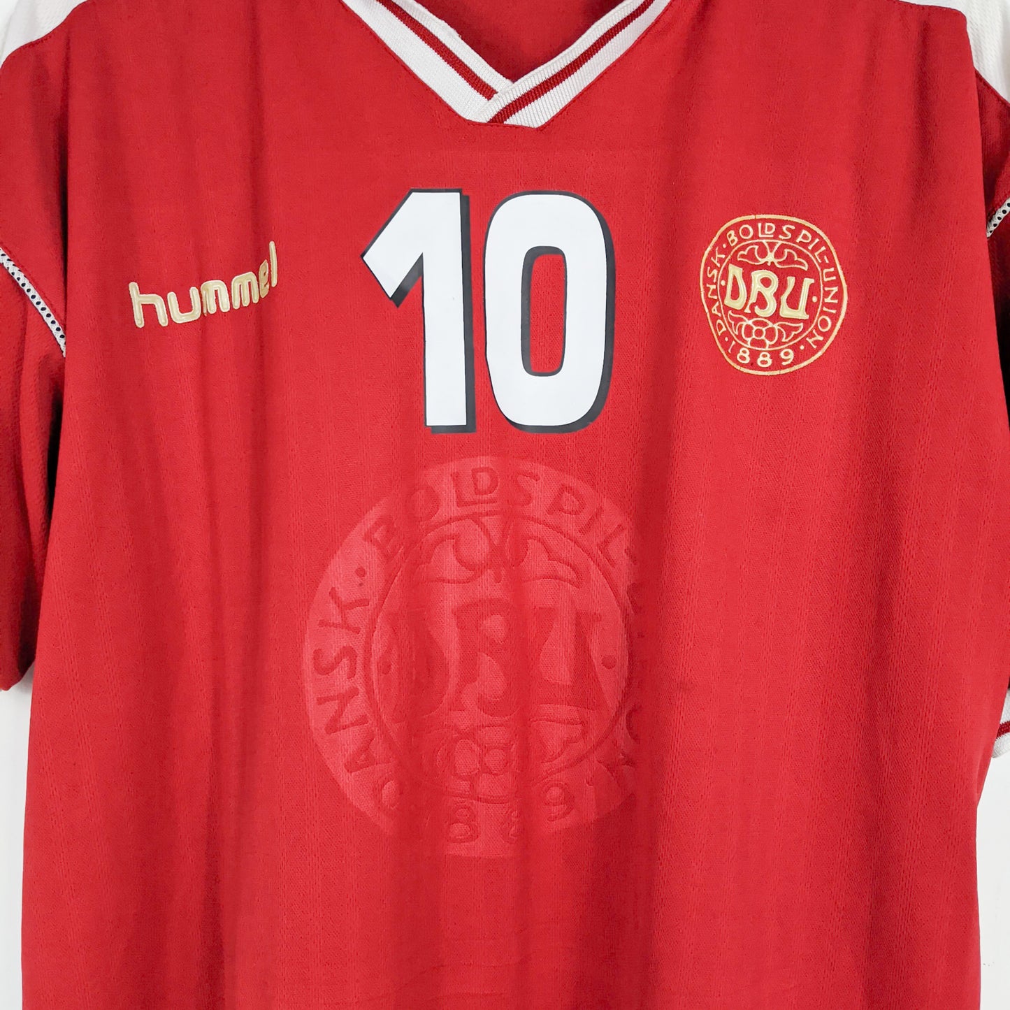 Authentic Denmark 1998 Home - Michael Laudrup #10 Size XL