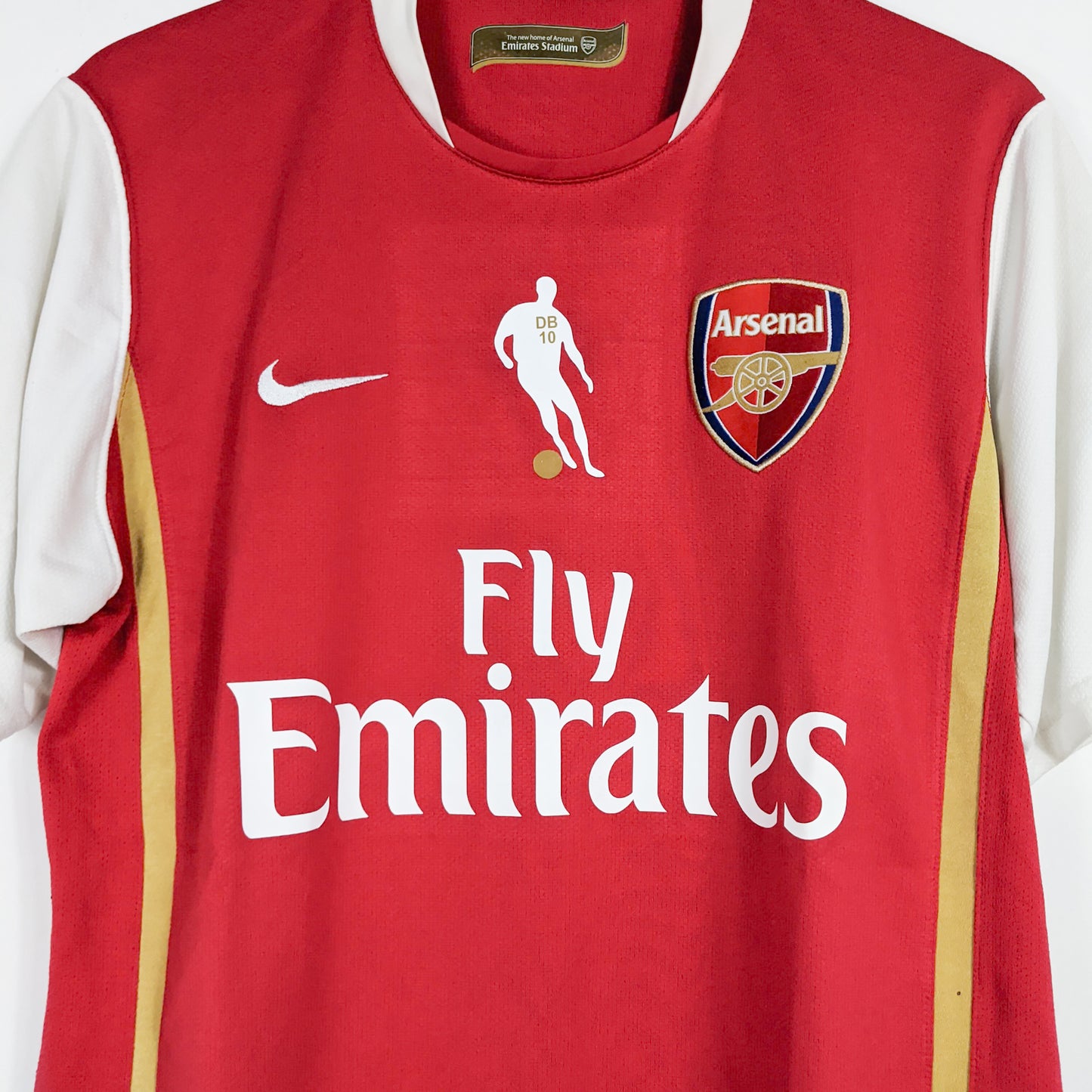 Authentic Arsenal 2006/07 Home - Dennis Bergkamp #10 Size M (Bergkamp Testimonial vs Ajax)