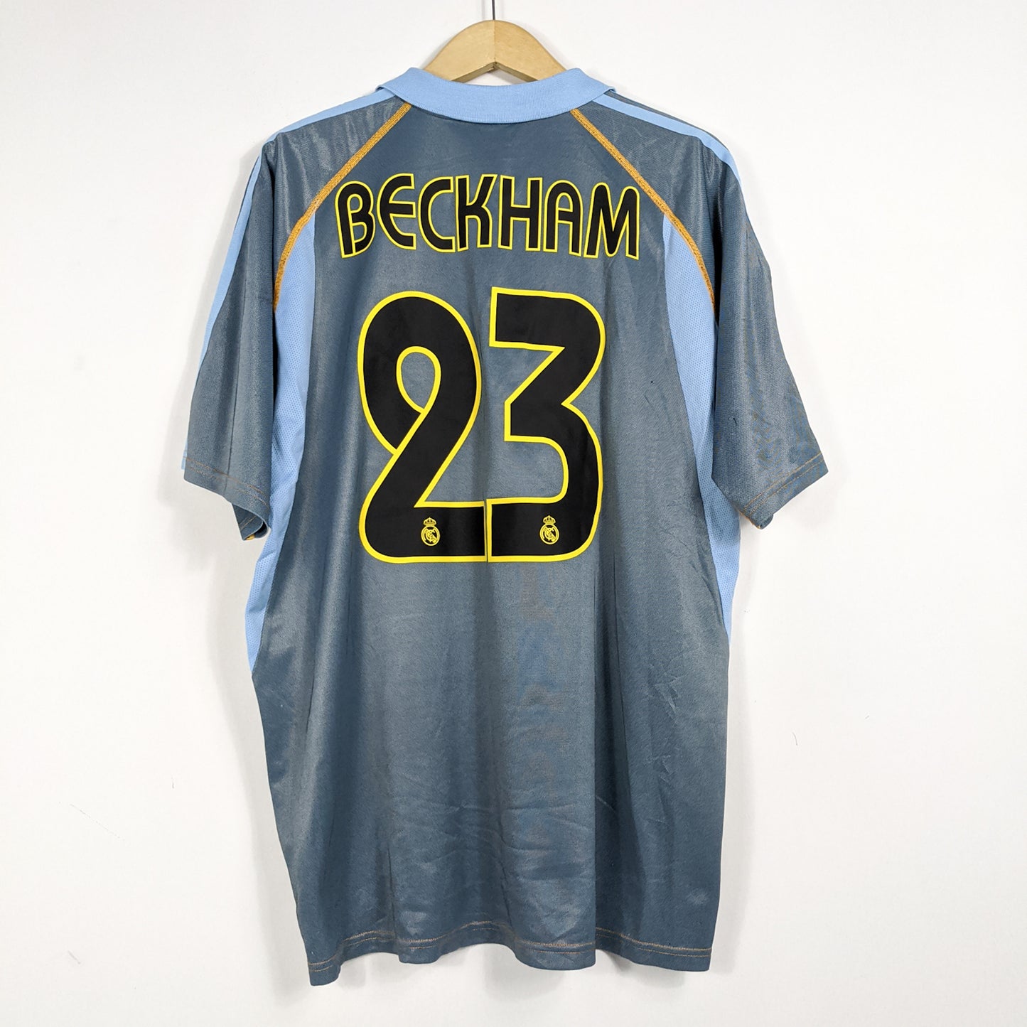 Authentic Real Madrid 2003/04 Third - Beckham #23 Size L