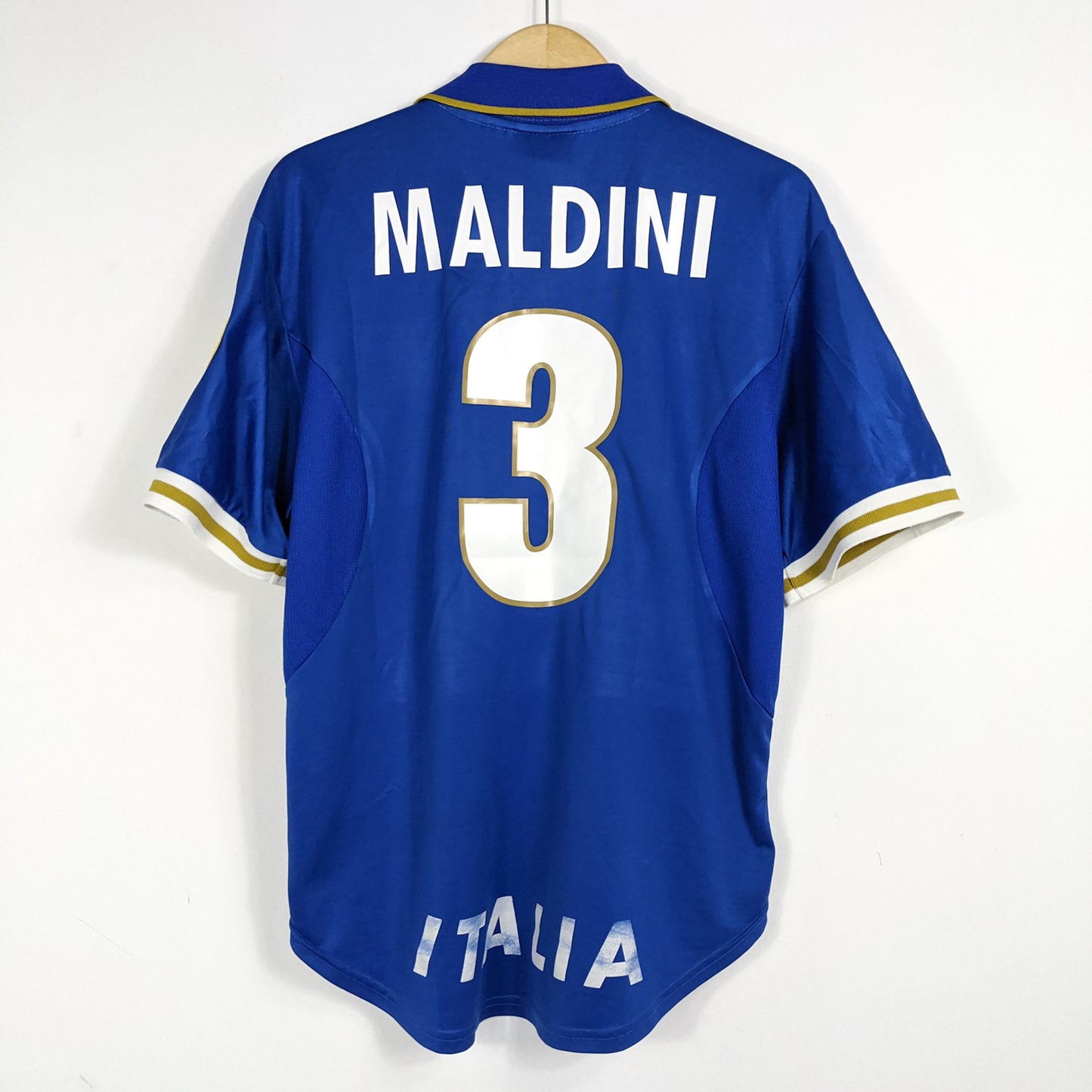 Authentic Italy 1996/97 Home - Maldini #3 Size L