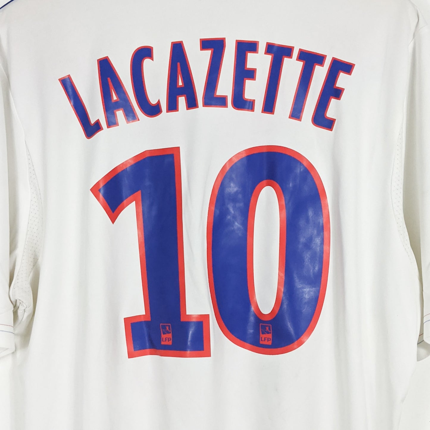 Authentic Lyon 2013/14 Home - Lacazette #10 Size XL