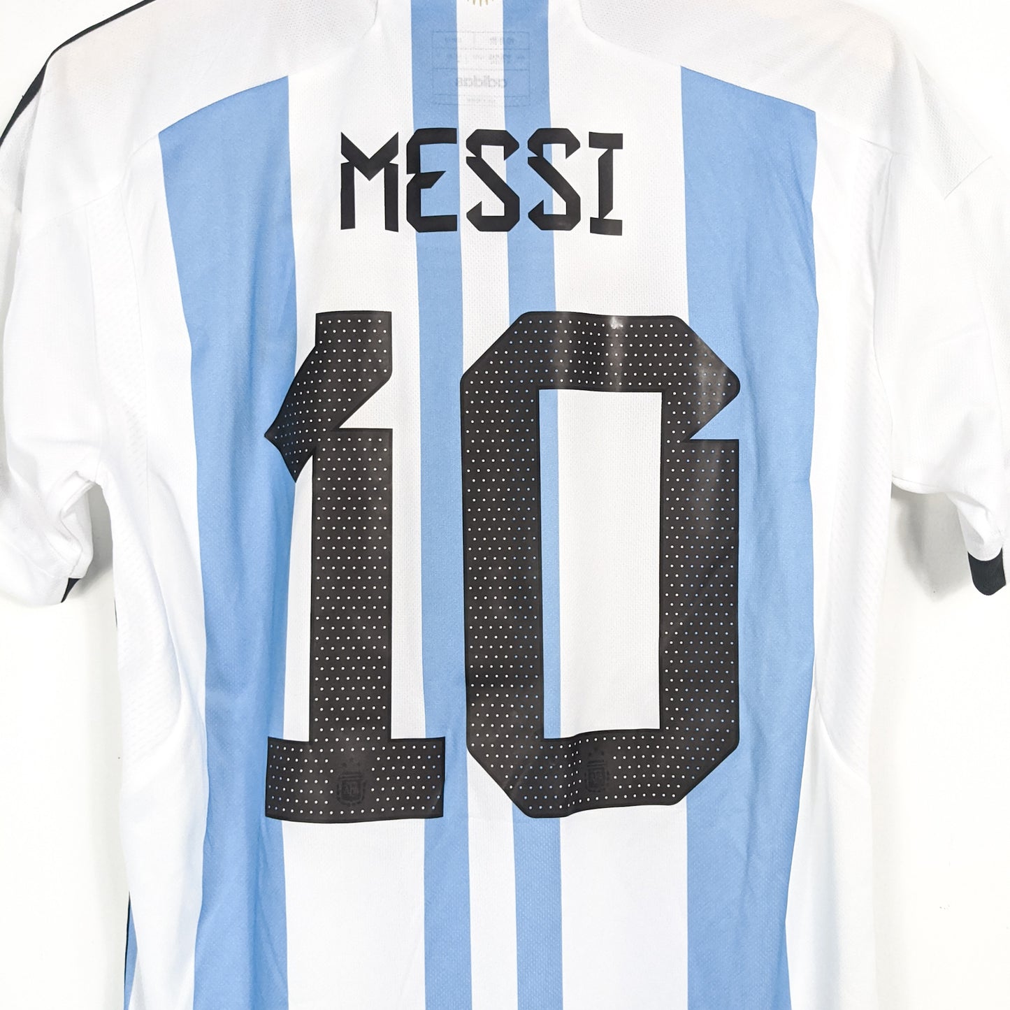 Authentic Argentina 2022 Home - Lionel Messi #10 Size M (Bnwt) (Three stars)