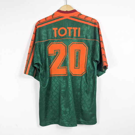 Authentic AS Roma 1995/96 Third - Francesco Totti #20 Size XL