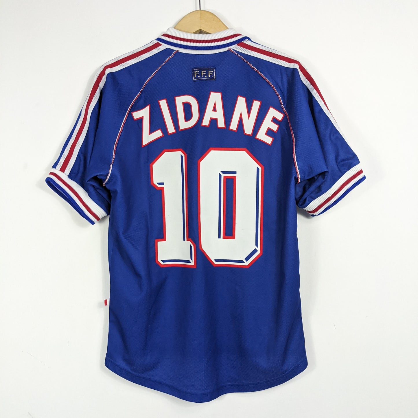 Authentic France 1998 Home - Zinedine Zidane #10 Size S