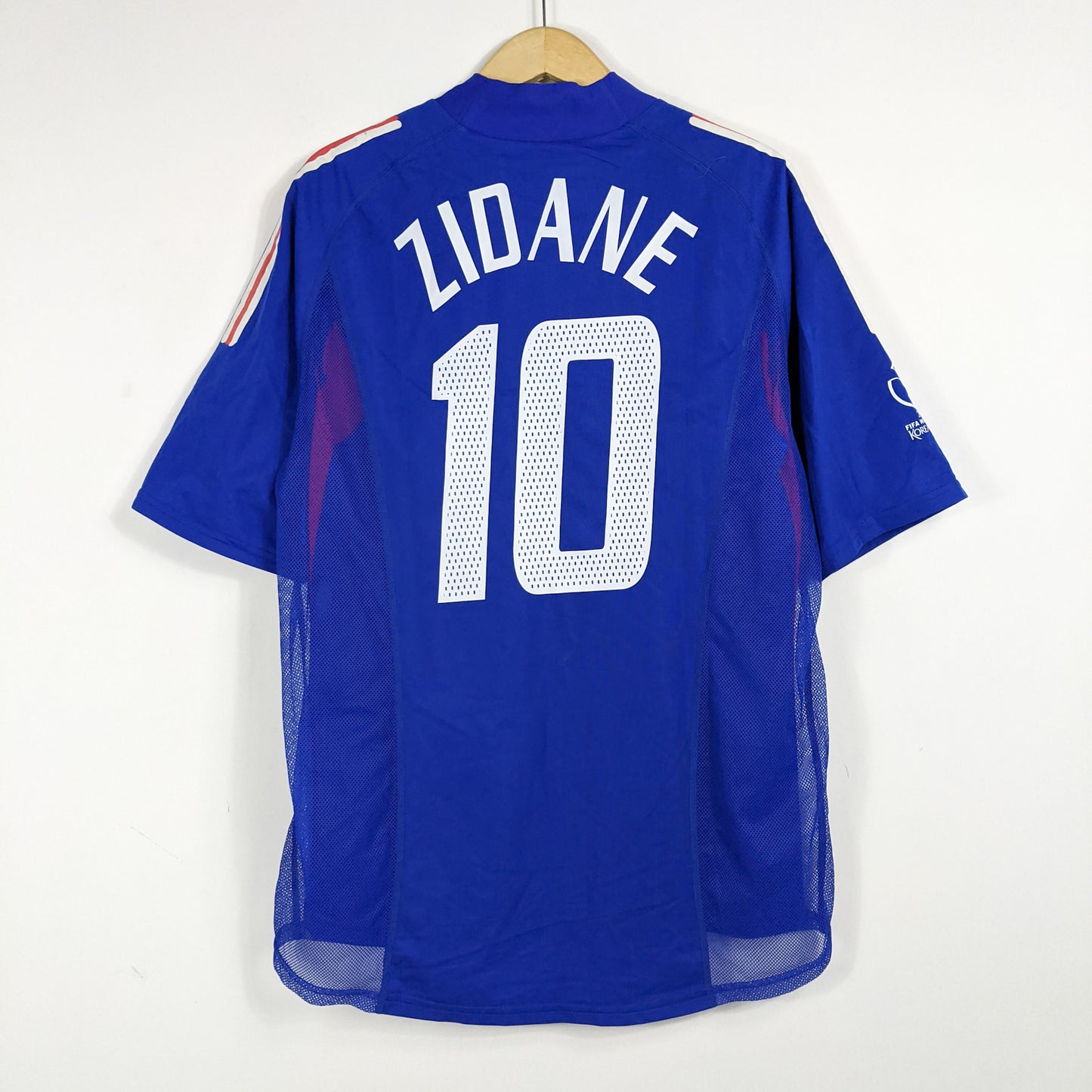 Authentic France 2002/04 Home - Zinedine Zidane #10 Size L (Player issue)