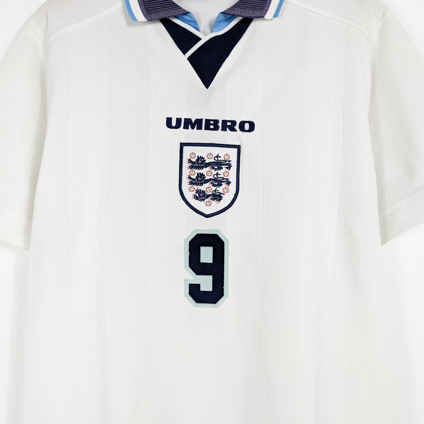 Authentic England 1995/97 Home - Alan Shearer #9 Size L