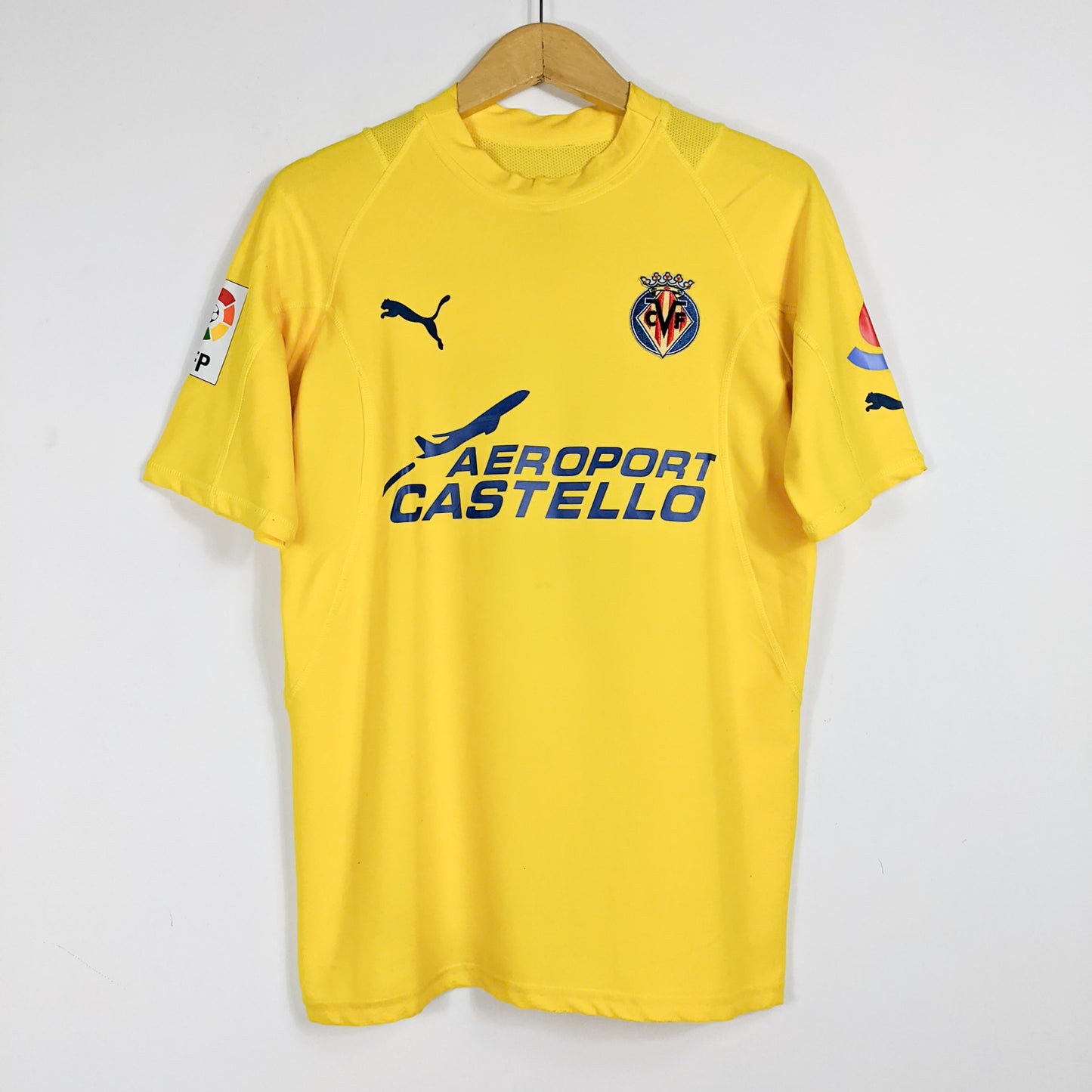 Authentic Villareal 2007/08 Home - Roman Riquelme #10 Size M