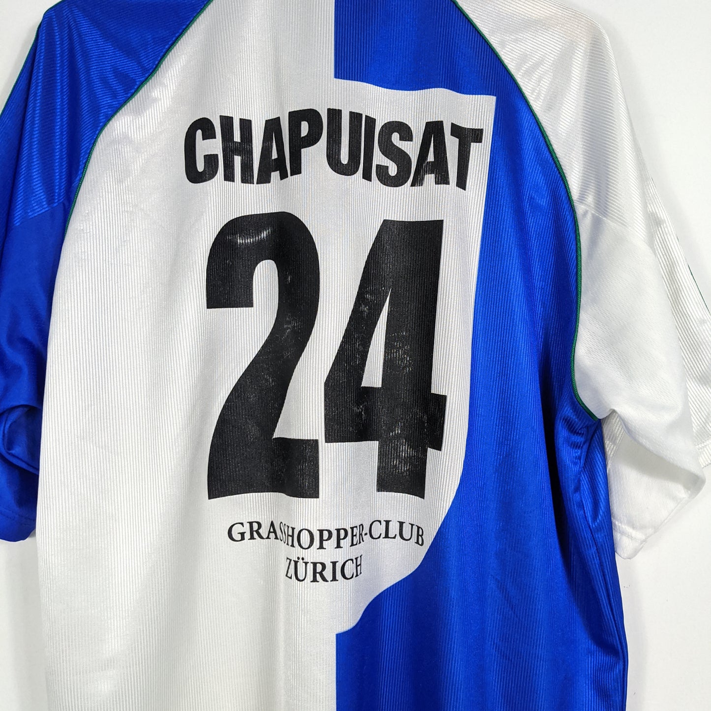 Authentic Grasshopper Zurich 1998/99 Home - Stéphane Chapuisat #24 Size XL