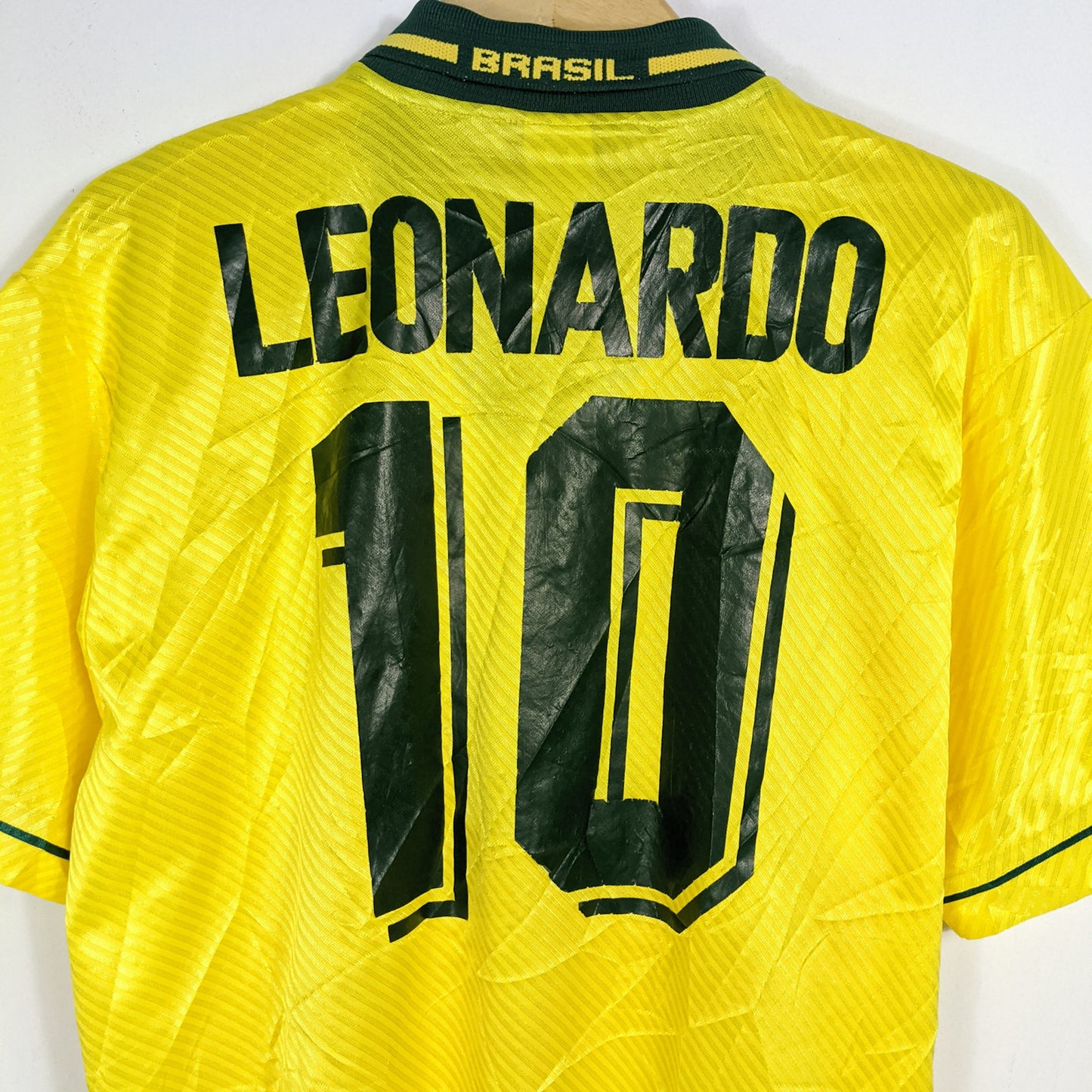 Authentic Brazil 1994/95 Home - Leonardo #10 Size L (Player Issue)