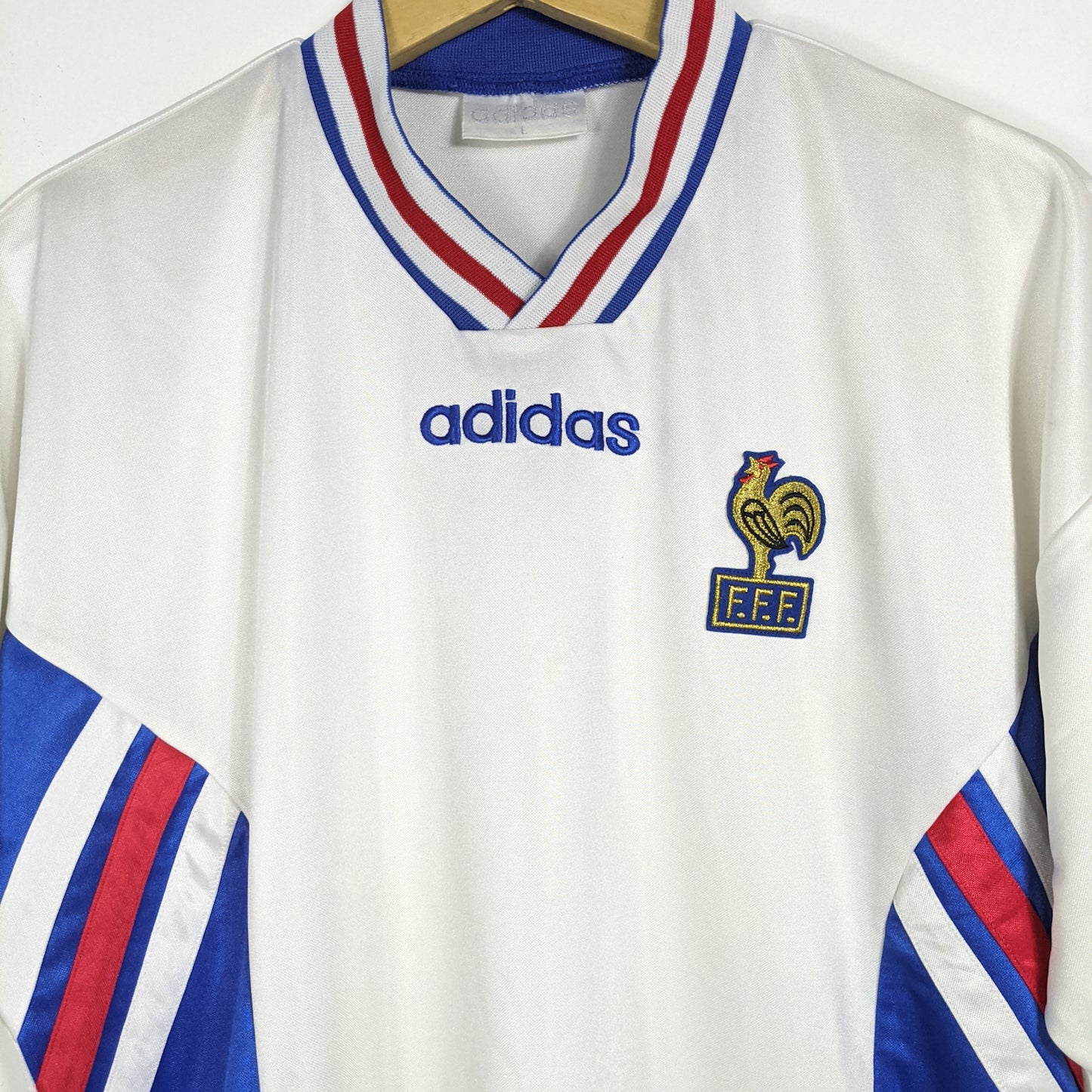 Authentic France 1996 Away - Size L (U-21)