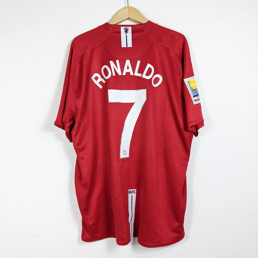 Authentic Manchester United 2007/08 Home - Cristiano Ronaldo #7 Size XXL (Mdt)