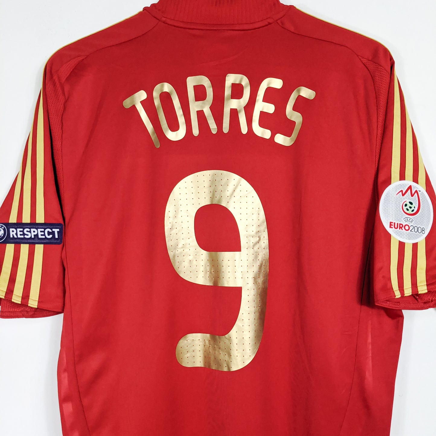 Authentic Spain 2008/10 Home - Fernando Torres #9 Size XL