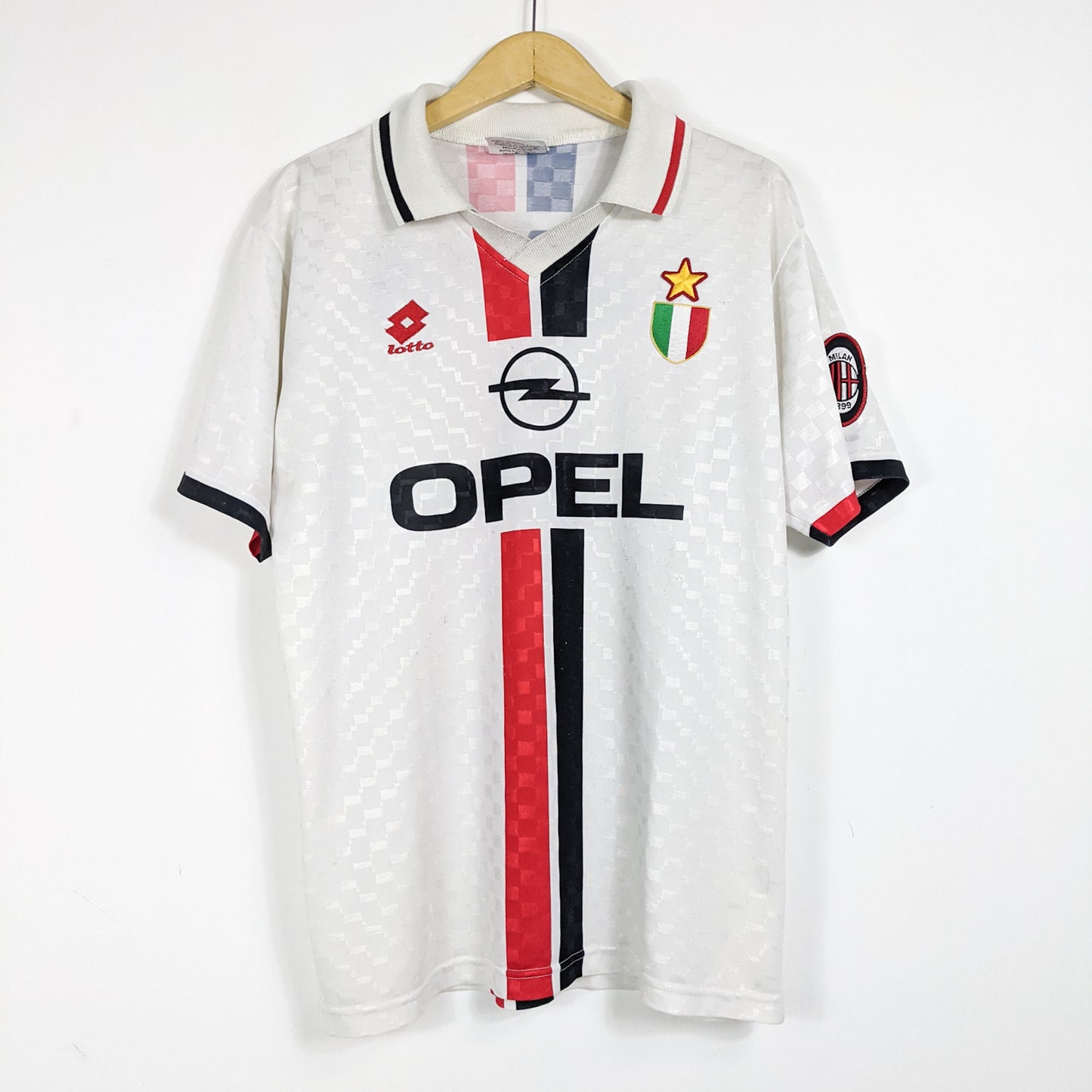 Authentic AC Milan 1996/97 Away - Demetrio Albertini #4 Size L