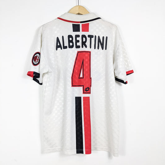 Authentic AC Milan 1996/97 Away - Demetrio Albertini #4 Size L