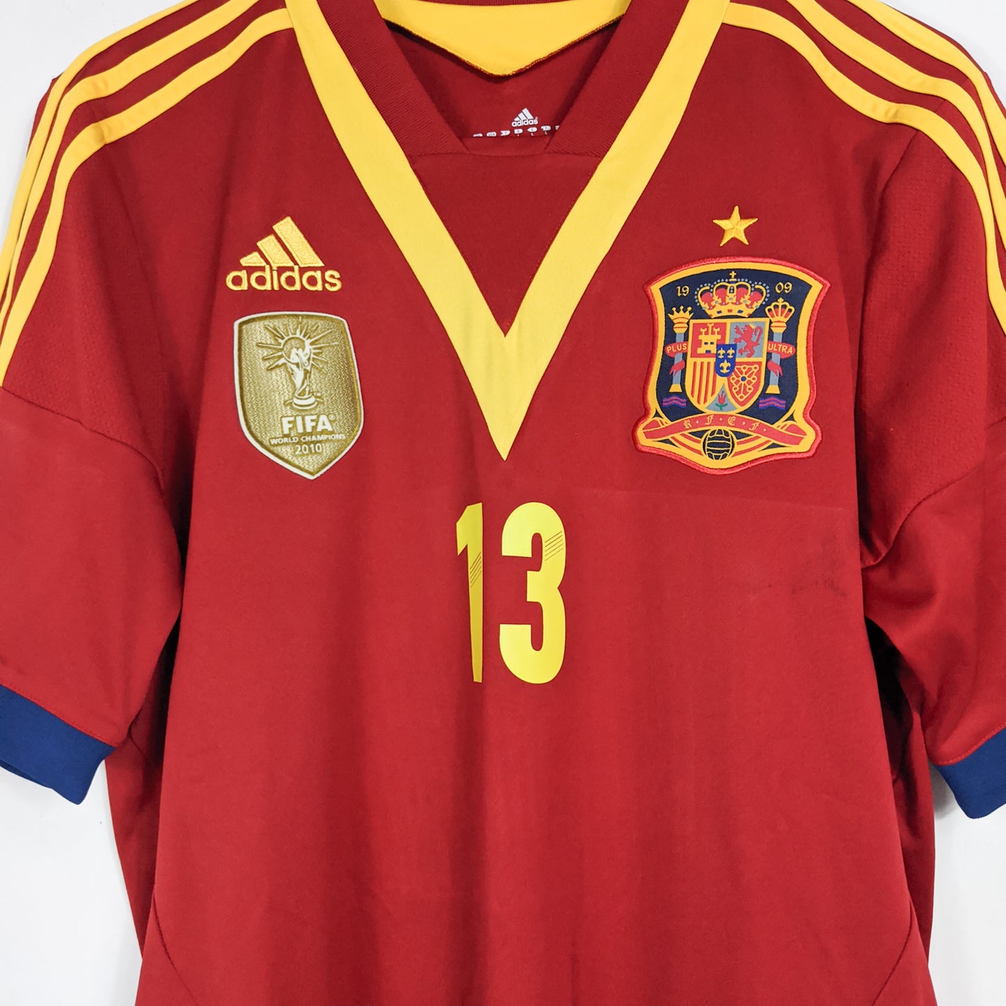 Authentic Spain 2012/13 Home - Juan Mata #13 Size L