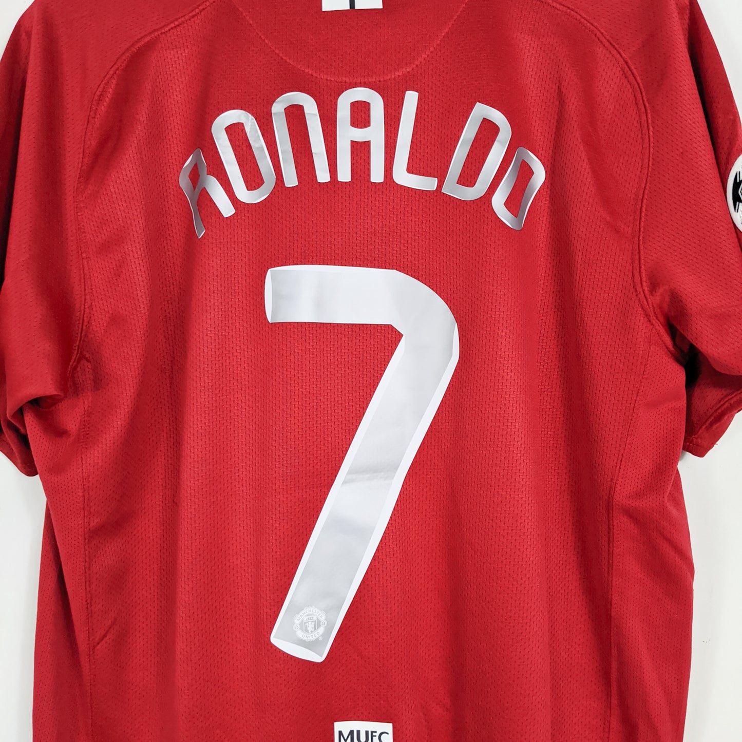 Authentic Manchester United 2007/08 Home - Cristiano Ronaldo #7 Size L (Mdt) (Ucl)