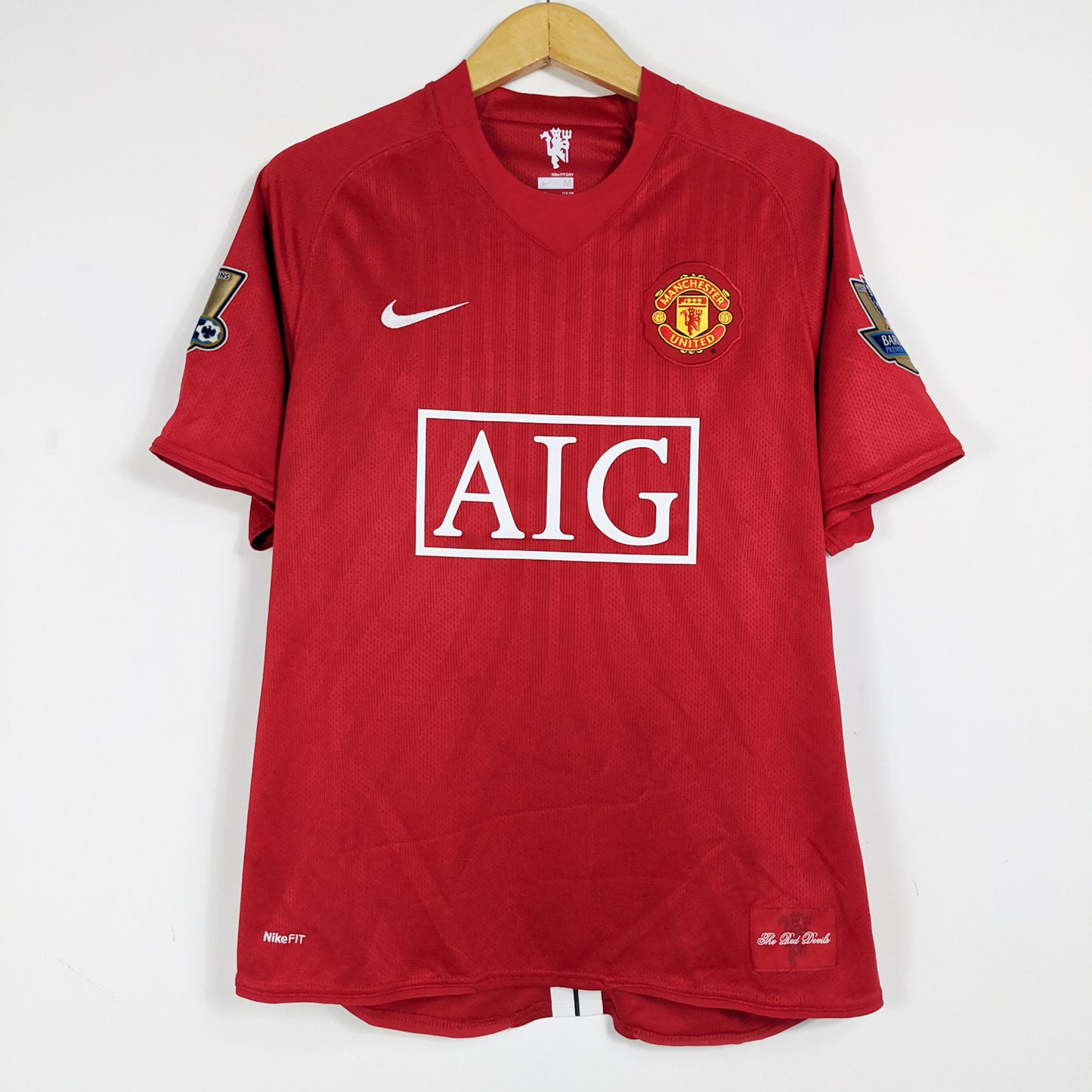 Authentic Manchester United 2007/08 Home - Cristiano Ronaldo #7 Size M