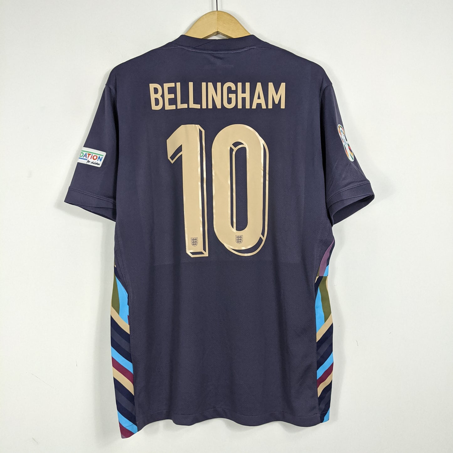 Authentic England 2024/25 Away - Jude Bellingham #10 Size L