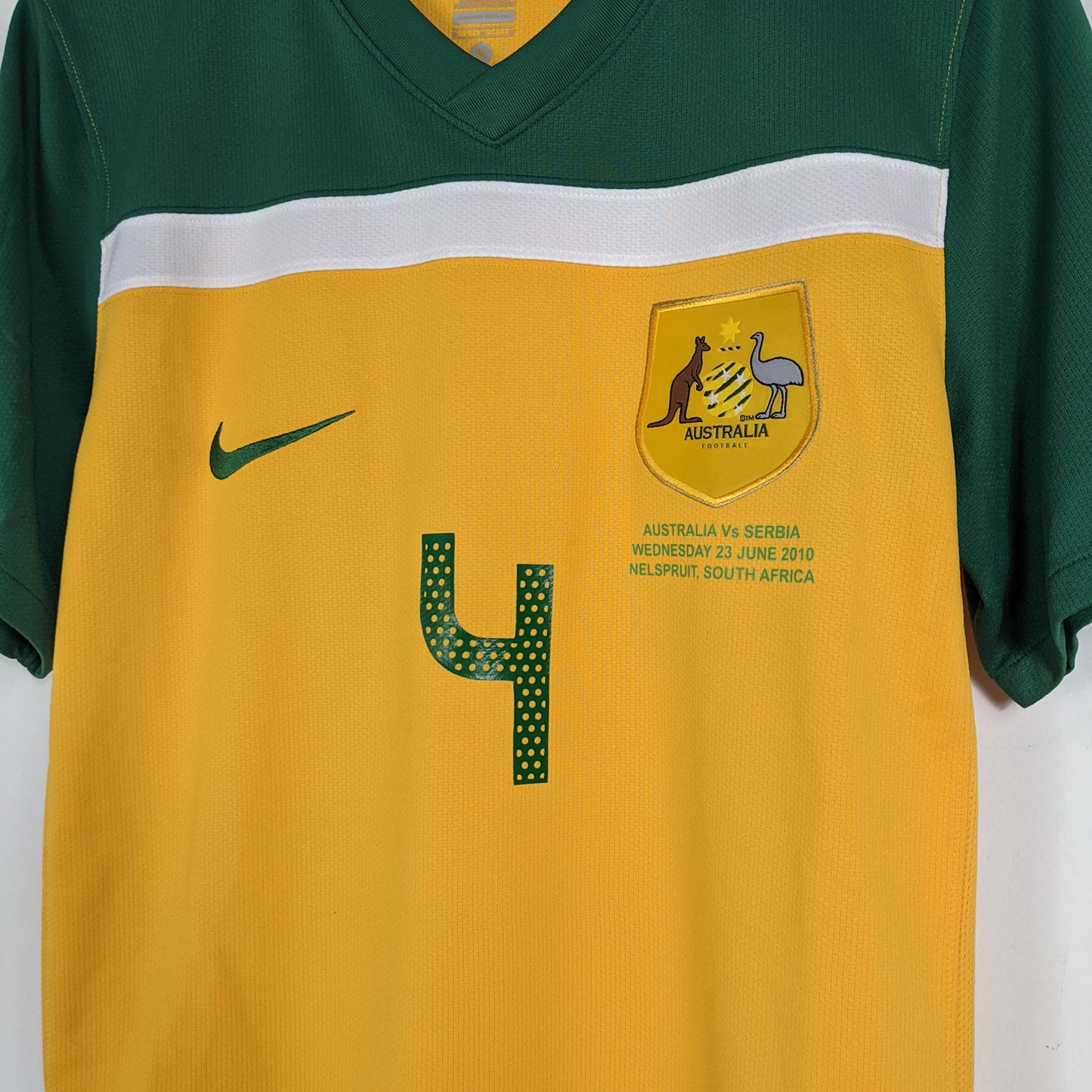 Authentic Australia 2010/11 Home - Tim Cahill #4 Size M