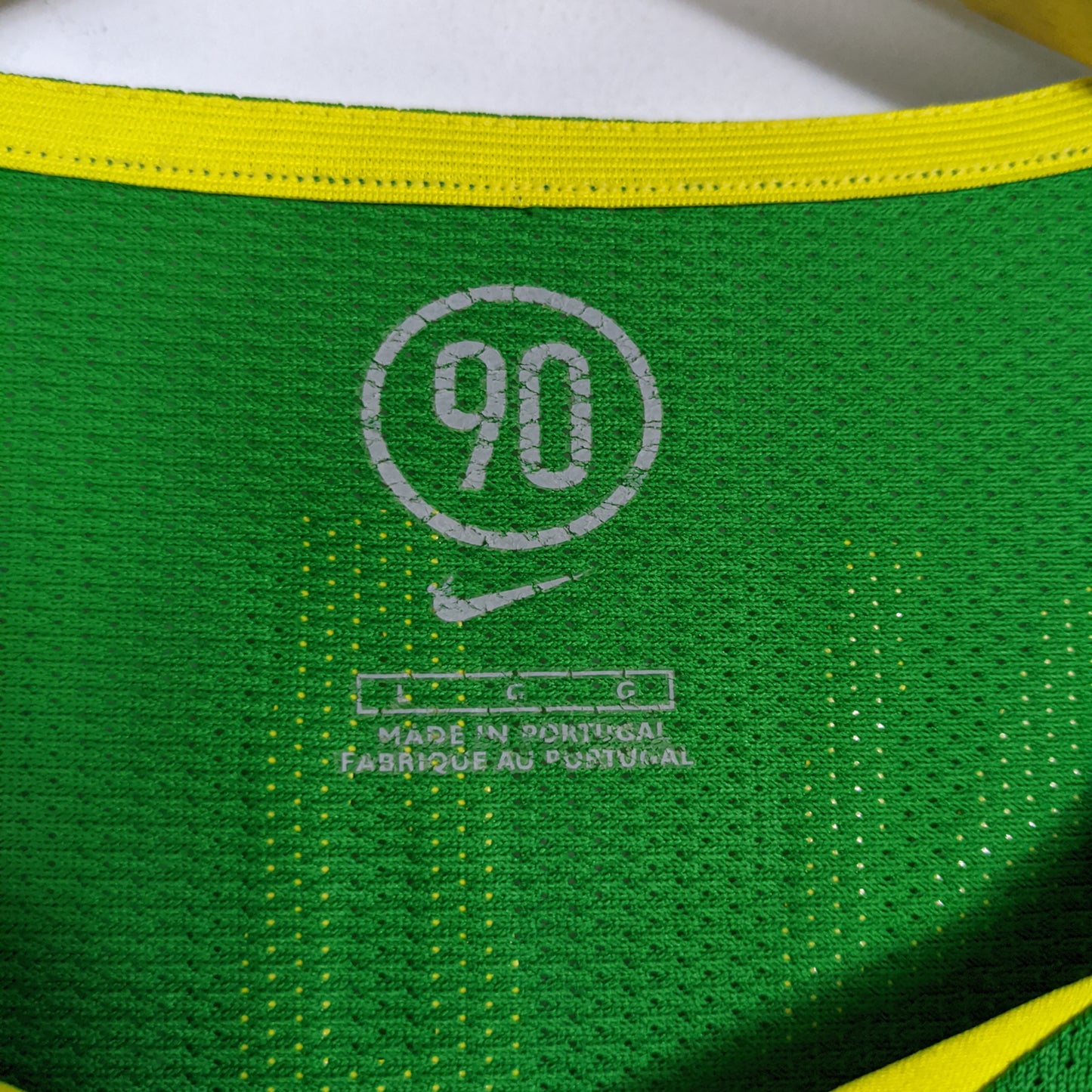 Authentic Brazil 2004 Home - Ronaldo Nazario #9 Size L