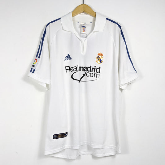 Authentic Real Madrid 2001/02 Home - Zinedine Zidane #5 Size L