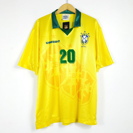 Authentic Brazil 1994 Home - Ronaldo Nazario #20 Size XL