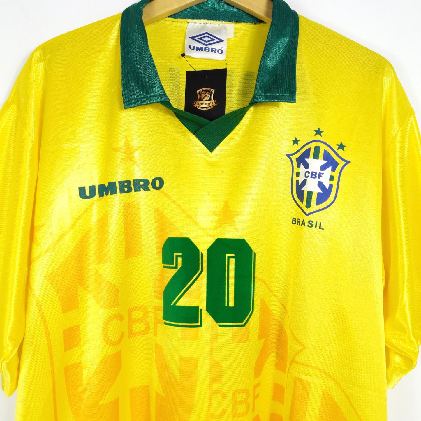 Authentic Brazil 1994 Home - Ronaldo Nazario #20 Size XL