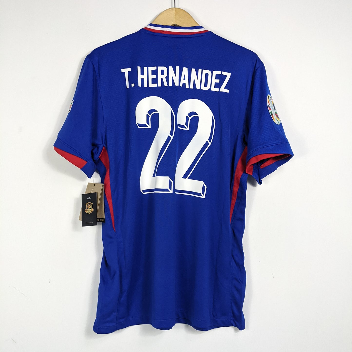 Authentic France 2024 Home - Theo Hernandez #22 Size L (Bnwt)