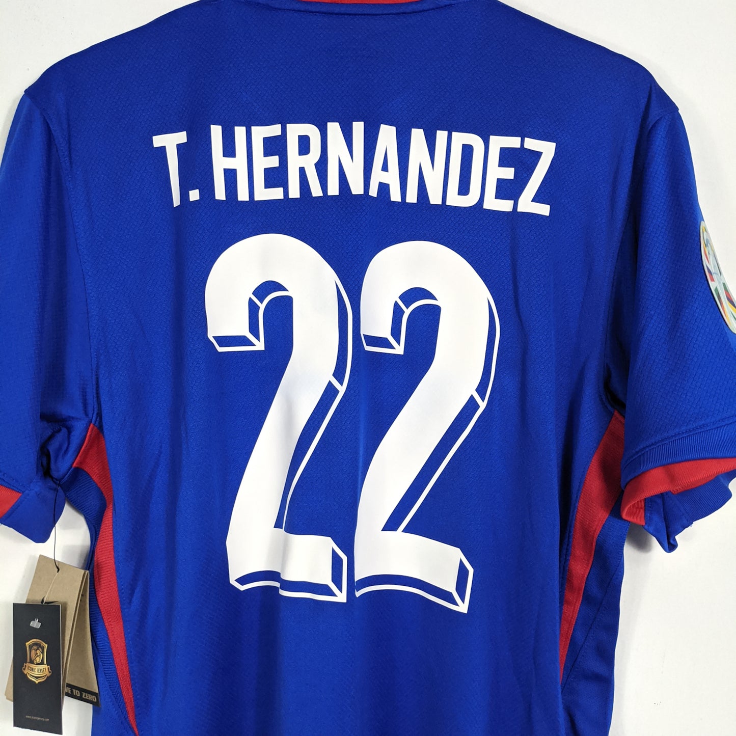 Authentic France 2024 Home - Theo Hernandez #22 Size L (Bnwt)