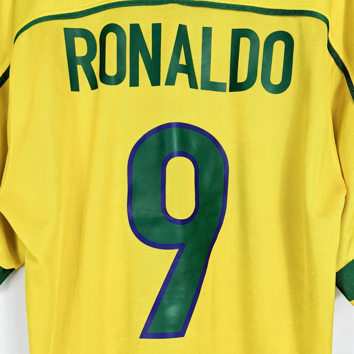 Authentic Brazil 1998 Home - Ronaldo Nazario #9 Size M