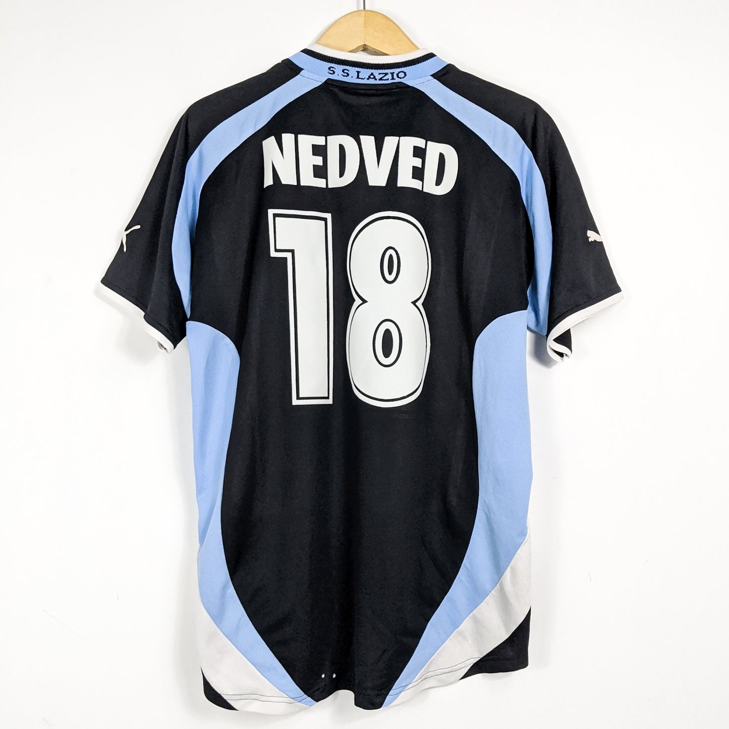 Authentic Lazio 2000/01 Away - Pavel Nedved #18 Size L