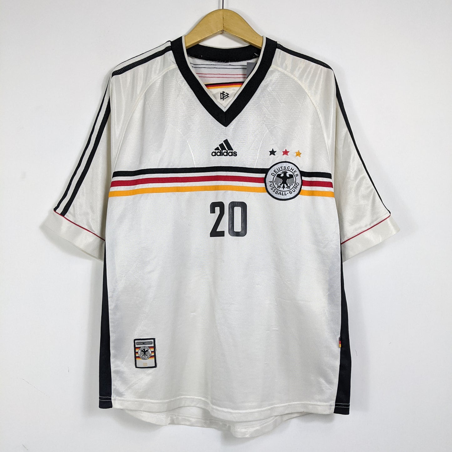 Authentic Germany 1998 Home - Olivier Bierhoff #20 Size L