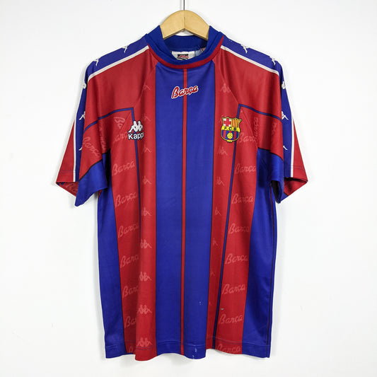 Authentic Barcelona 1997/98 Home - Rivaldo #11 Size M