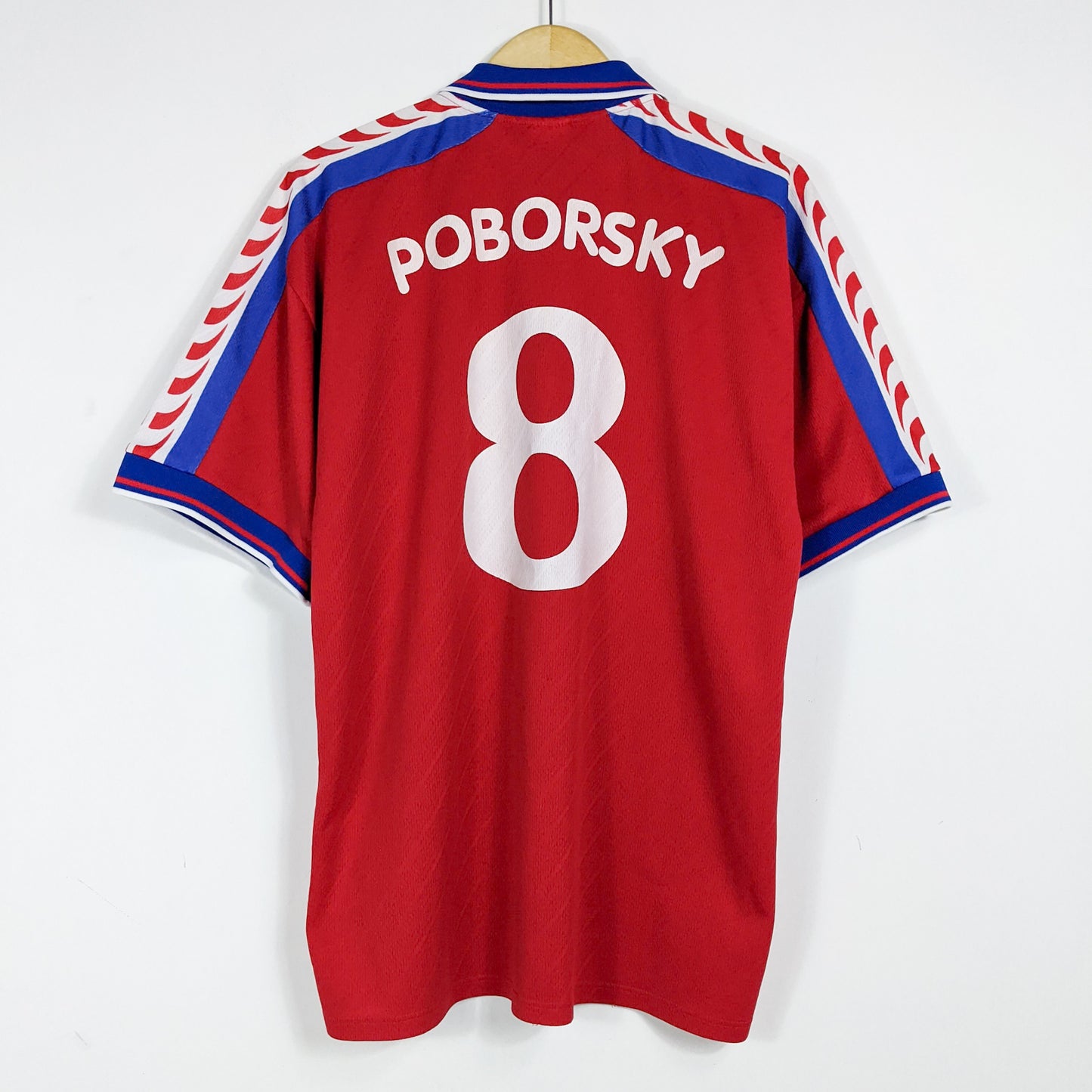 Authentic Czech Republic 1996 Home - Poborsky #8 Size L