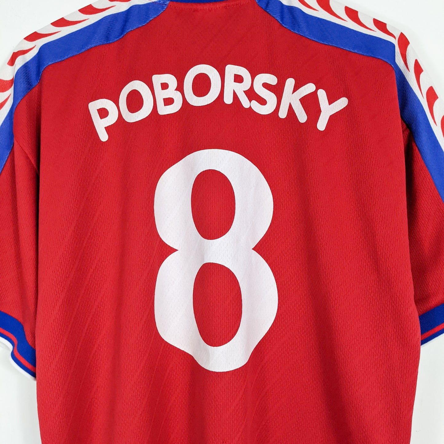 Authentic Czech Republic 1996 Home - Poborsky #8 Size L