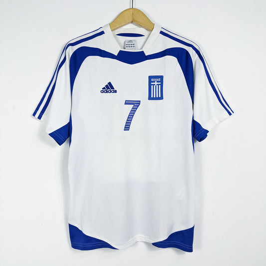 Authentic Greece 2004 Away - Zagorakis #7 Size S