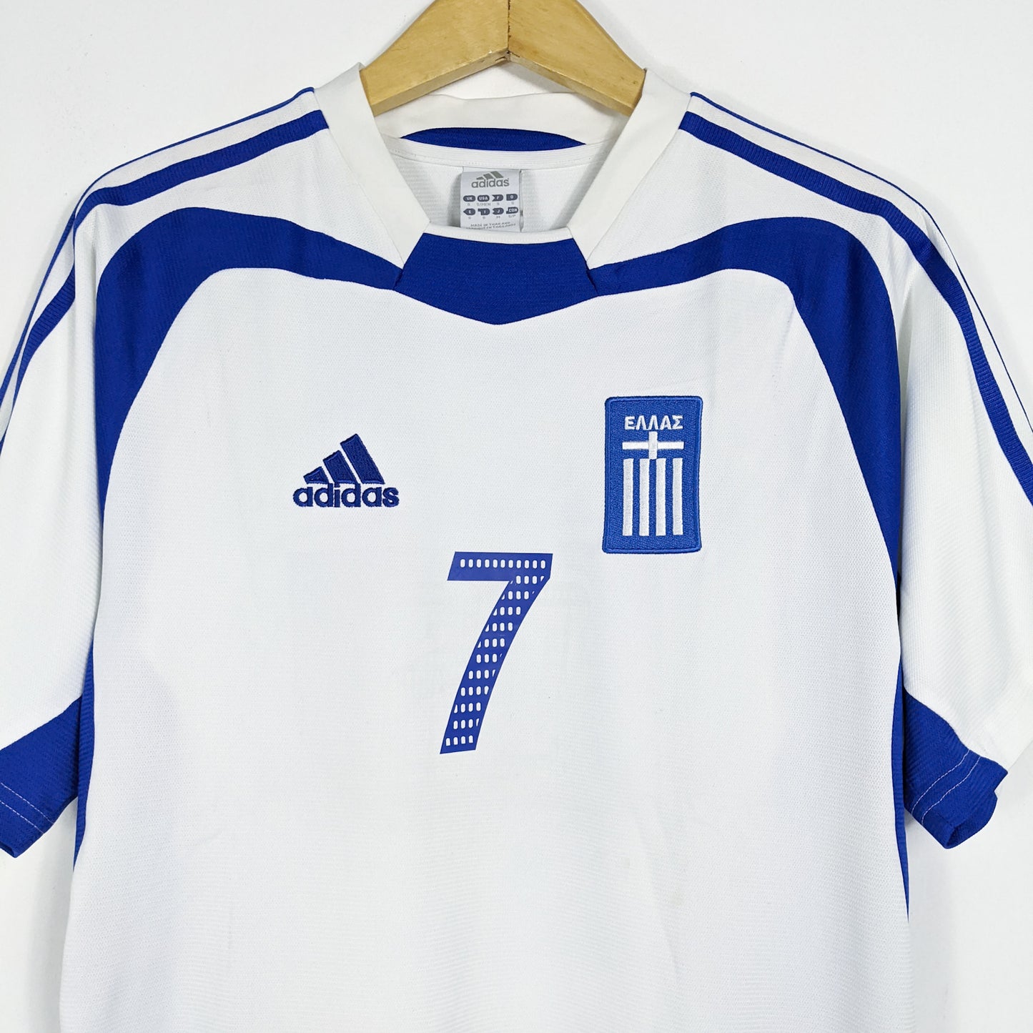 Authentic Greece 2004 Away - Zagorakis #7 Size S