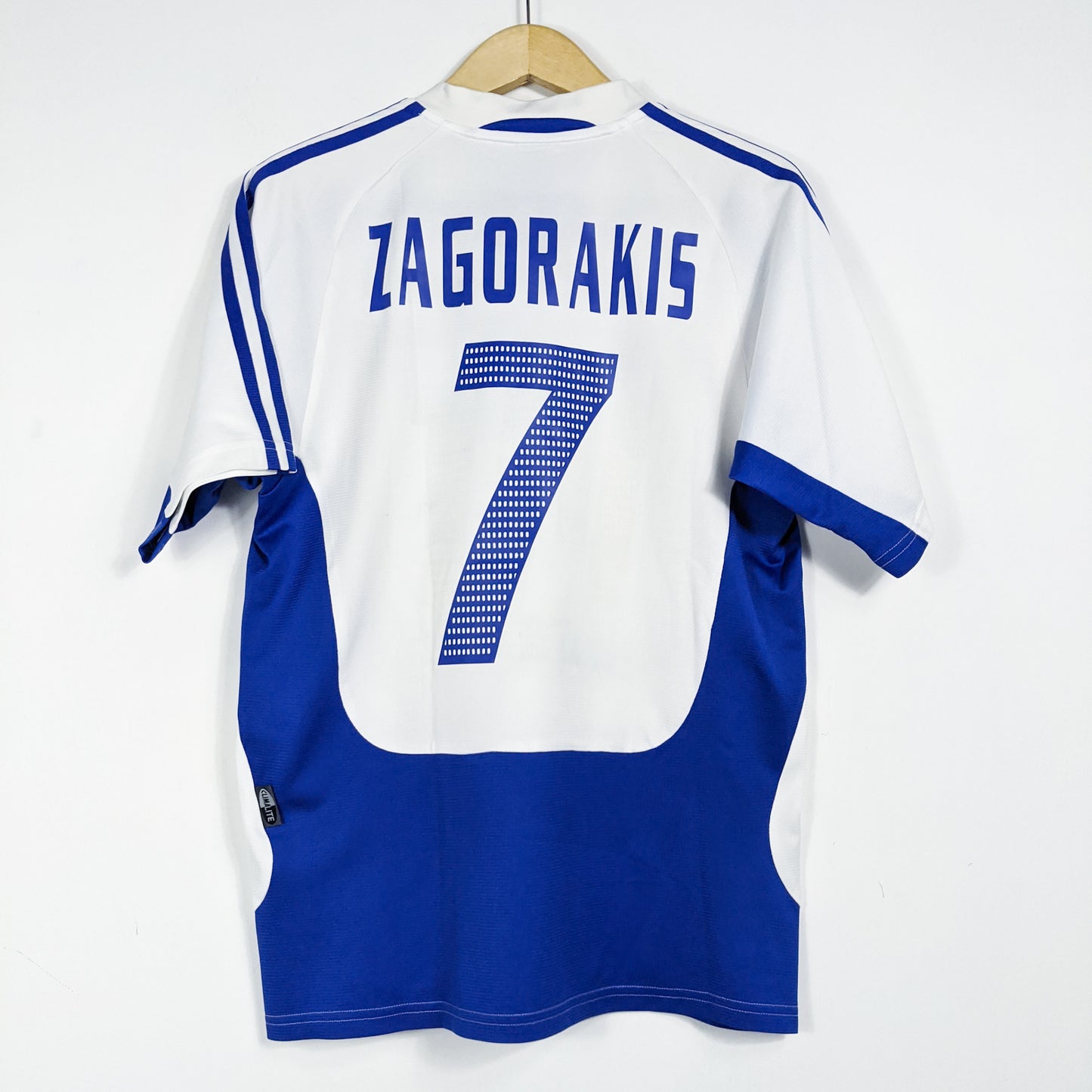 Authentic Greece 2004 Away - Zagorakis #7 Size S