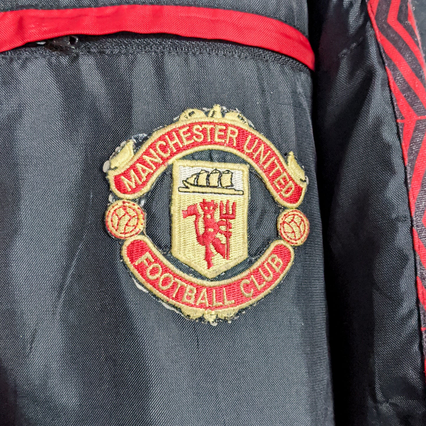 Authentic Manchester United 1992/93 Warm Coat Jacket - Size L