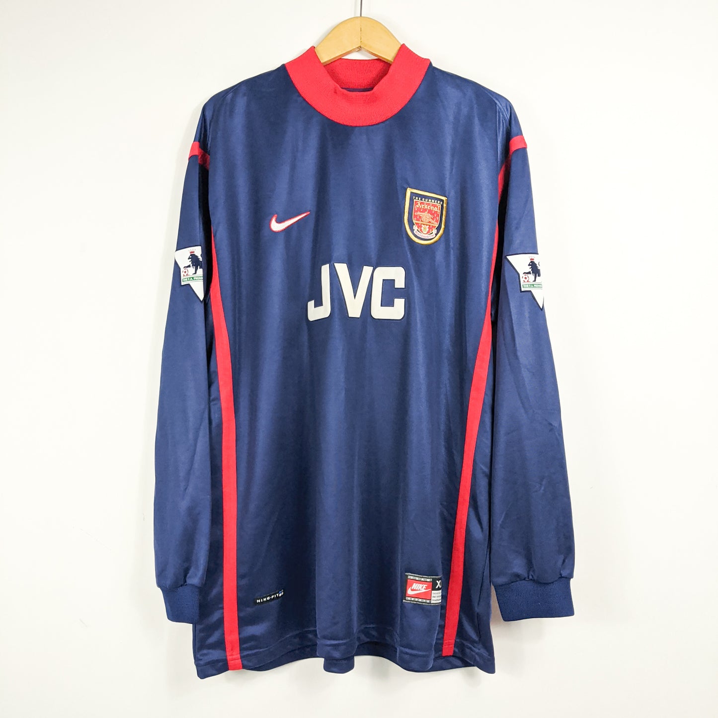 Authentic Arsenal 1998/99 GK - David Seaman #1 Size XL (Long Sleeve)