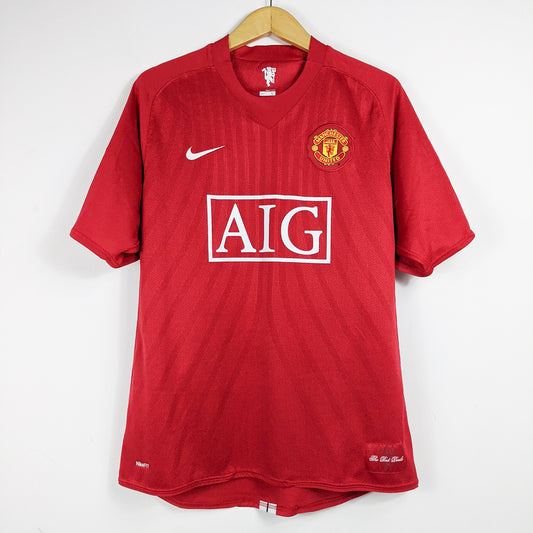 Authentic Manchester United 2007/08 Home - Cristiano Ronaldo #7 Size L