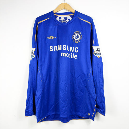 Authentic Chelsea 2005/06 Centenary Home - Hernan Crespo #9 Size XXL (With tags) (Long Sleeve)