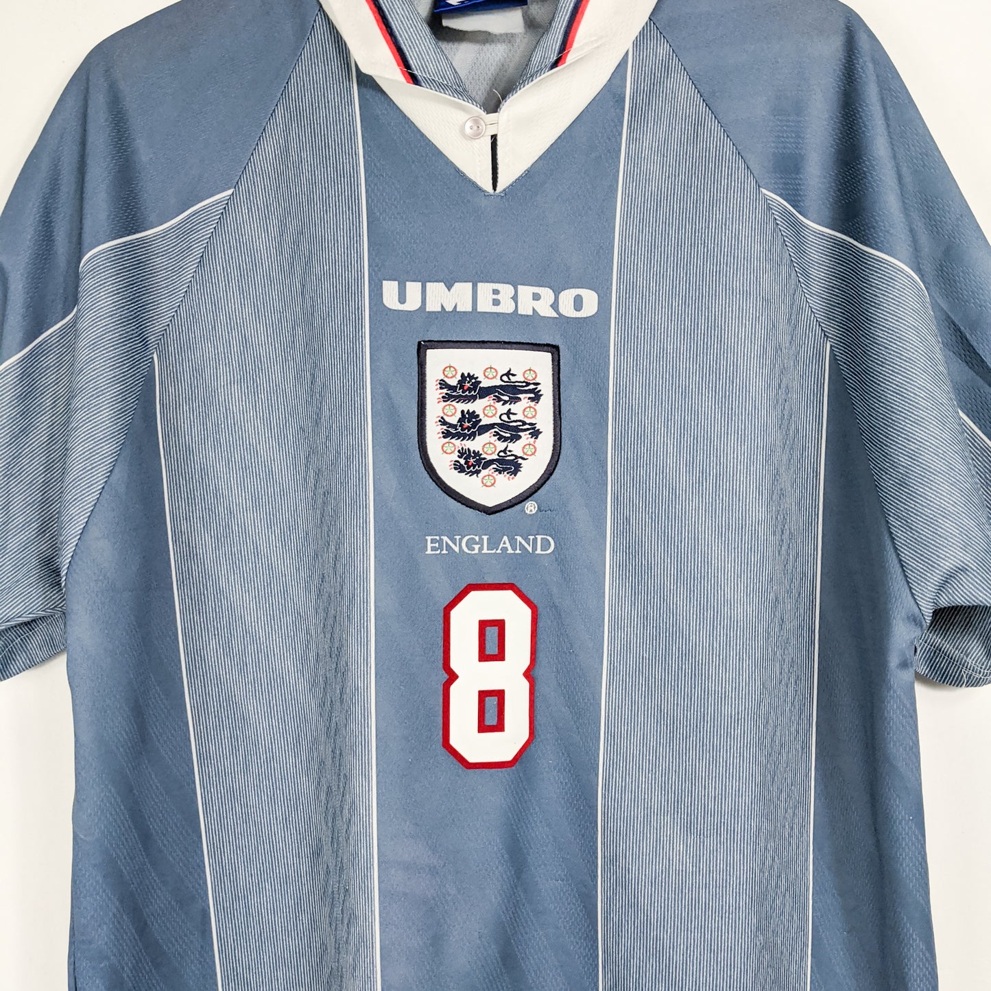 Authentic England 1996 Away - Paul Gascoigne #8 Size XL