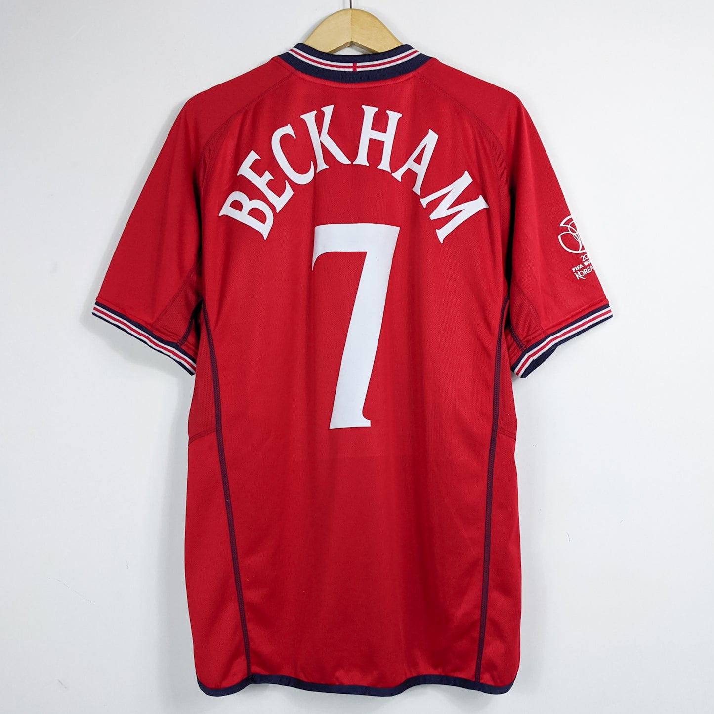 Authentic England 2002 Away - David Beckham #7 Size XL