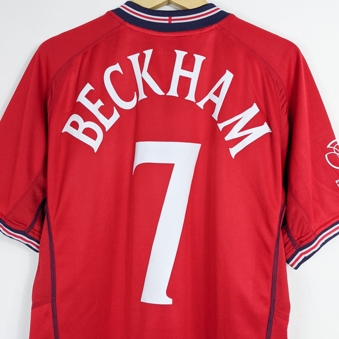 Authentic England 2002 Away - David Beckham #7 Size XL